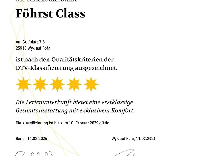 Foehrst Class Dom wakacyjny *